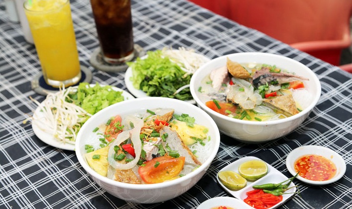 Bún cá dằm sứa
